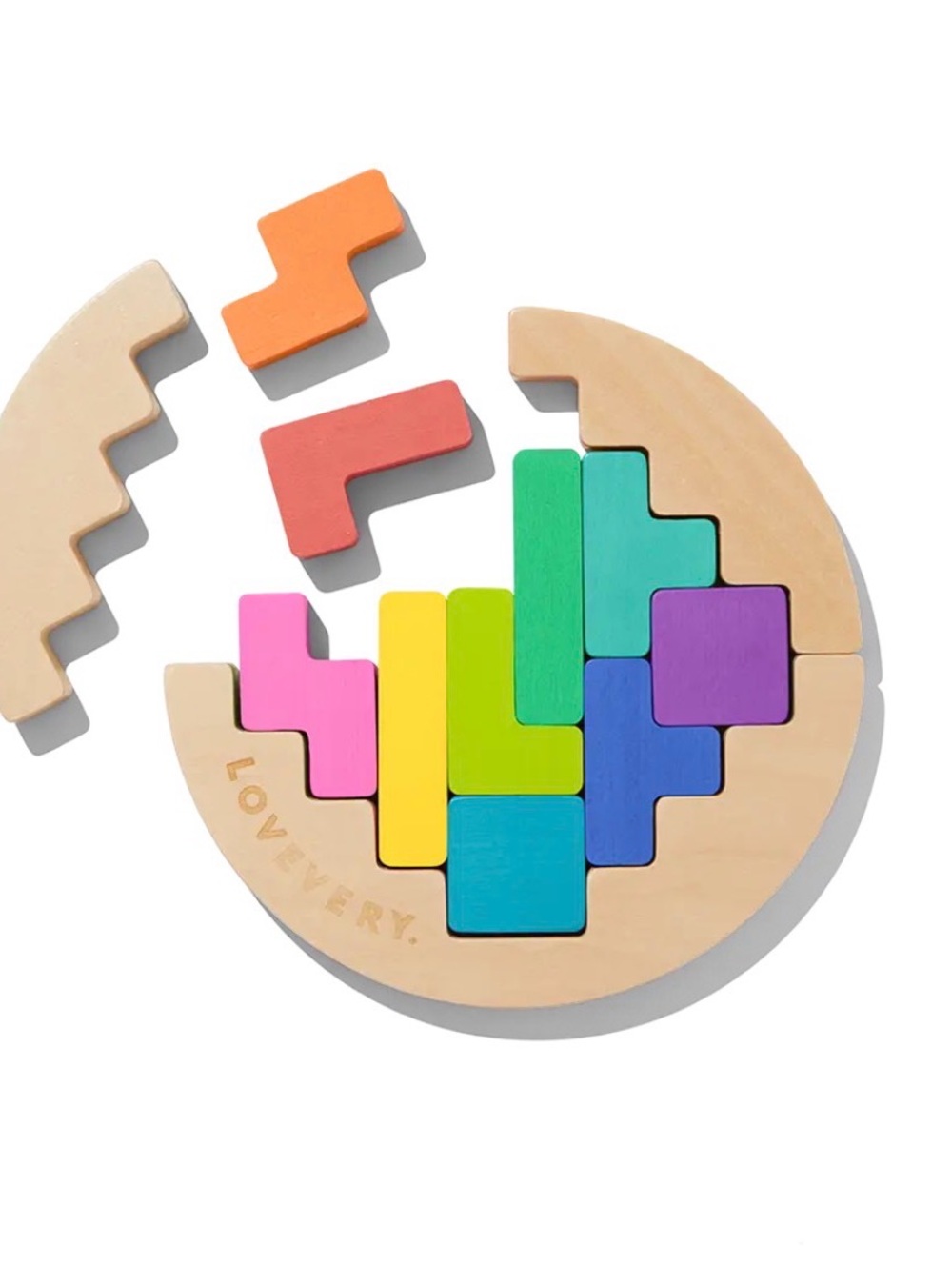 Lovevery. Wooden Wobble Puzzle - Multicolor Kids Toy